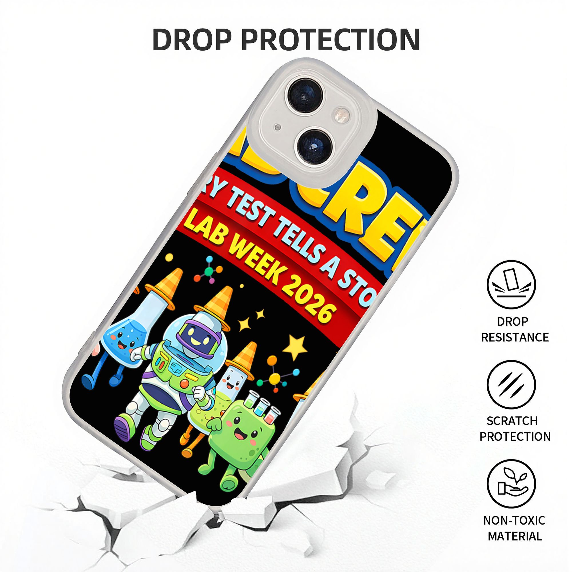Medical Laboratory Scientist - เคสโทรศัพท์กันกระแทก New Armor Bumper สำหรับงาน Lab