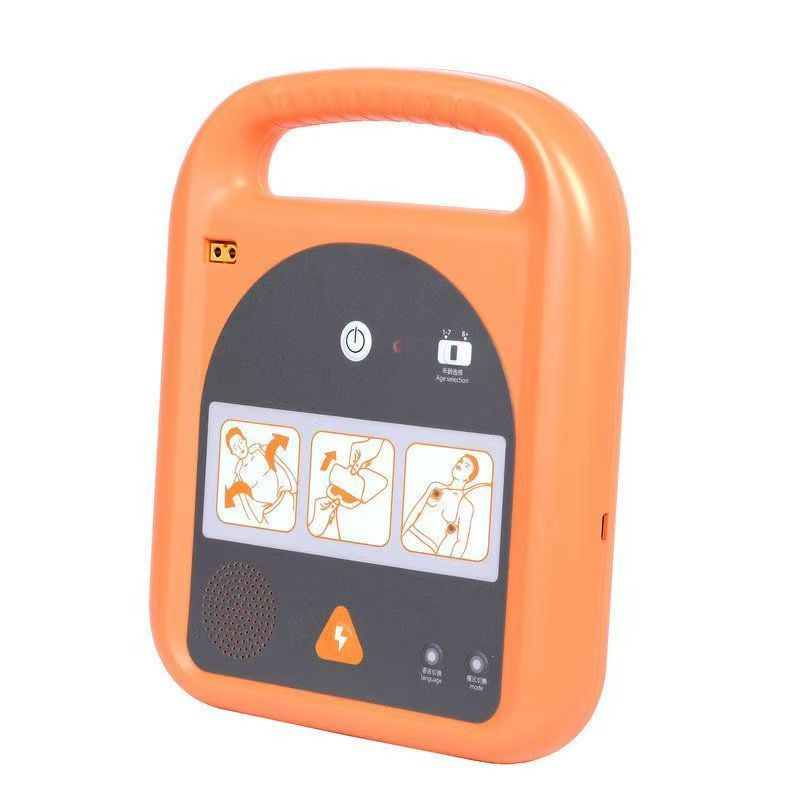 Defibrillator Aed Trainer - อุปกรณ์ฝึกอบรมการช่วยชีวิตด้วยการกระตุกหัวใจด้วยไฟฟ้า (CPR) เครื่องจำลองการใช้เครื่องกระตุกหัวใจด้วยไฟฟ้า (AED) แบบชาร์จไฟผ่าน USB