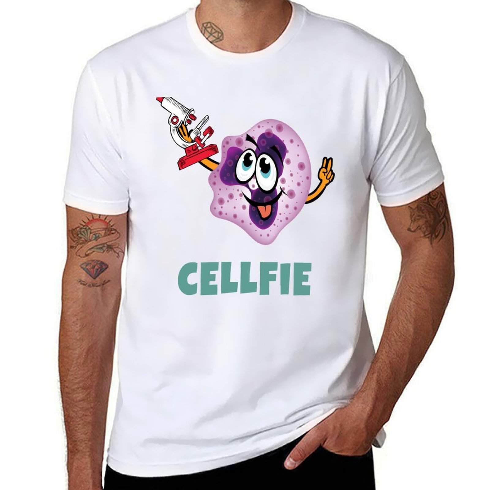 Medical Laboratory Scientist - เสื้อยืด MEDICAL LABORATORY SCIENTIST TECH CELLFIE