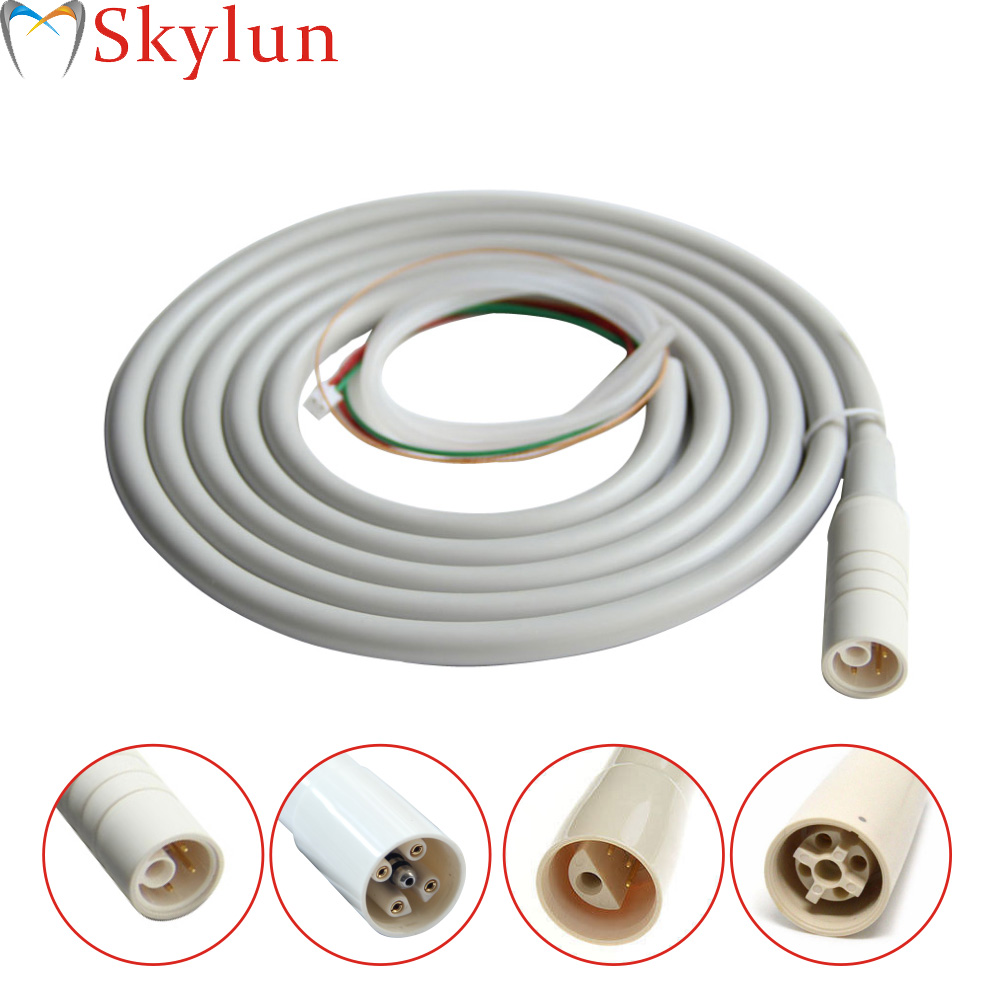 Dental Scaler Ultrasonic - สายเคเบิลเครื่องขูดหินปูนด้วยคลื่นเสียงความถี่สูงสำหรับทันตกรรม ท่อแบบถอดได้ ด้ามจับ หัวขูด ท่อต่อ สายไฟเบอร์ออปติก