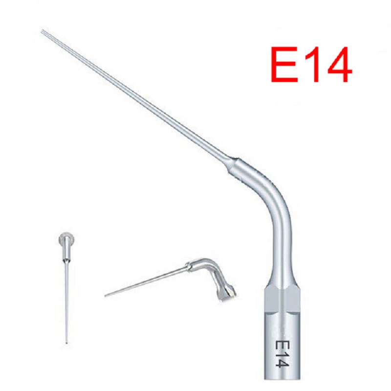 Dental Scaler Ultrasonic - หัวขัดฟันอัลตราโซนิก 5 ชิ้น รุ่น E14 สำหรับการฟอกสีฟันและการขูดคราบเหนือเหงือก
