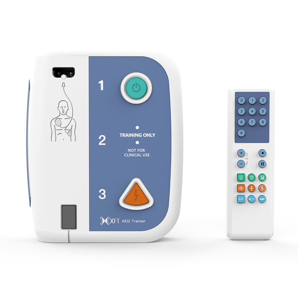 Defibrillator Aed Trainer - เครื่องฝึกหัด AED รุ่น XFT-120C+ สำหรับมืออาชีพ พร้อมรีโมทคอนโทรล
