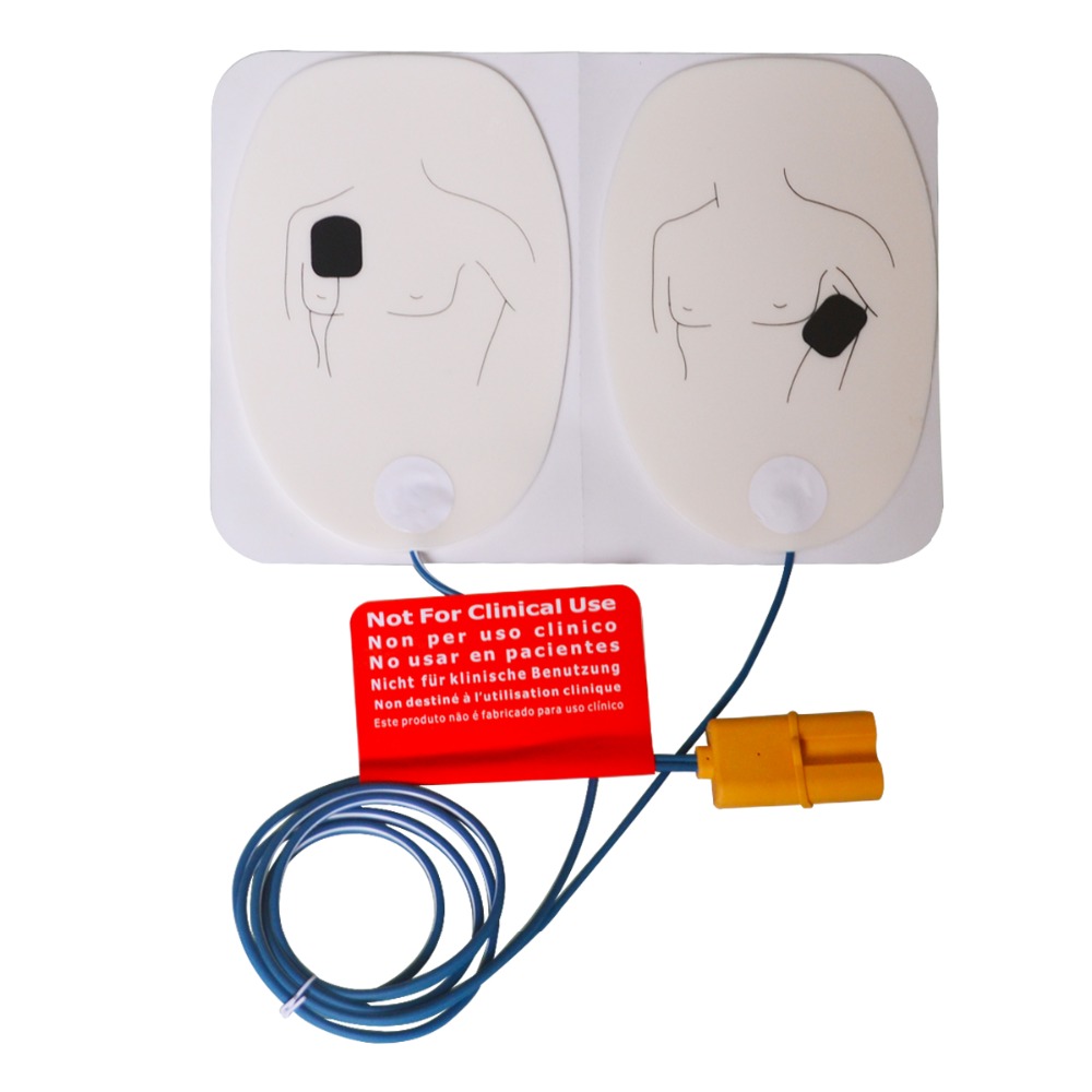 Defibrillator Aed Trainer - 1คู่การฝึกอบรม AED ECG Defibrillation Electrode Patch