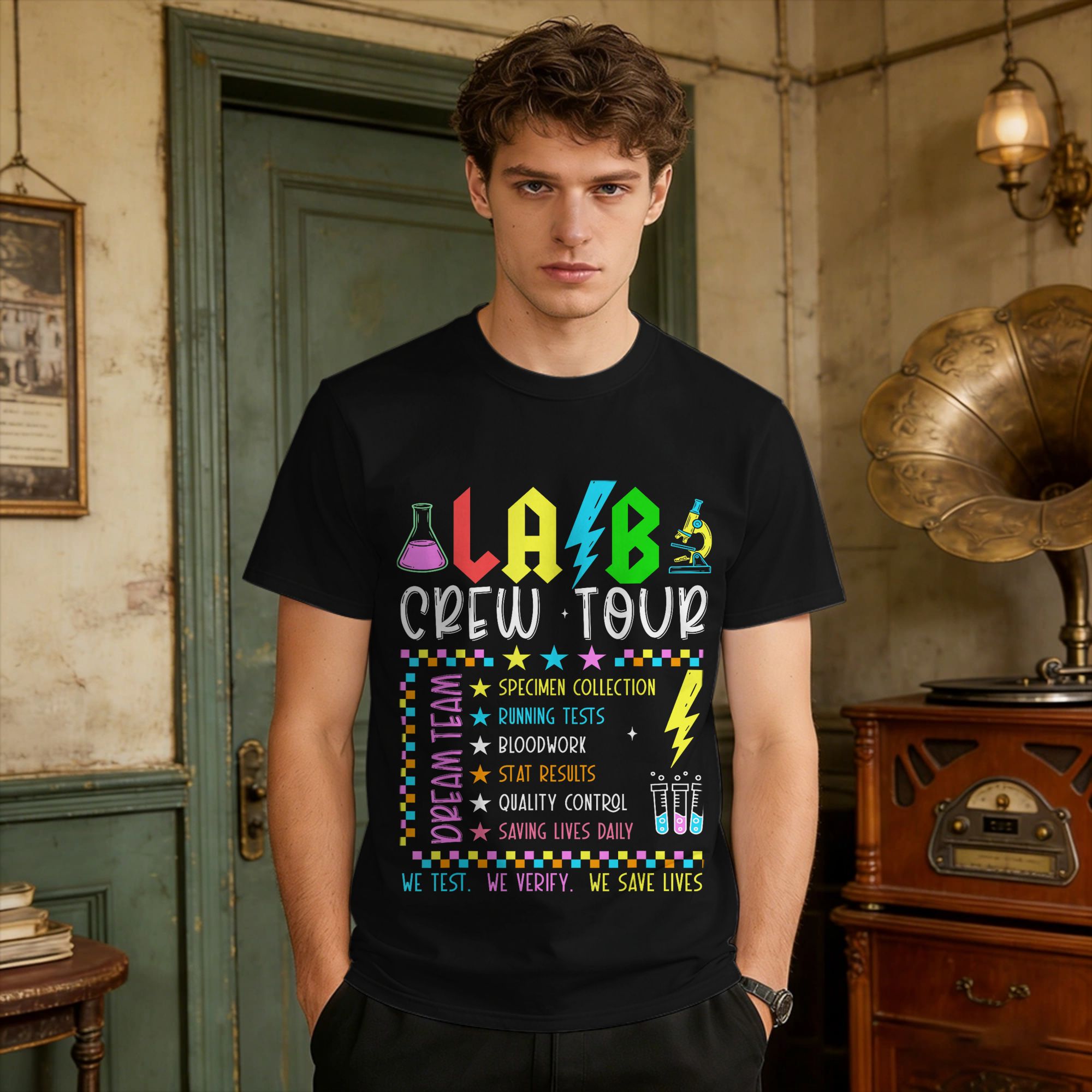 Medical Lab Professionals Week - เสื้อยืดวินเทจ Summer Lab Week Lab Tech