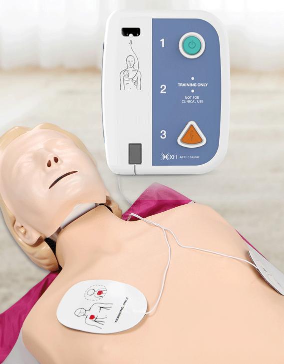 Defibrillator Aed Trainer - เครื่องฝึกสอนการใช้อุปกรณ์ปฐมพยาบาล AED รุ่น 120C+XFT เครื่องกระตุกหัวใจไฟฟ้าชนิดอัตโนมัติสำหรับการสอนการฝึกอบรม CPR
