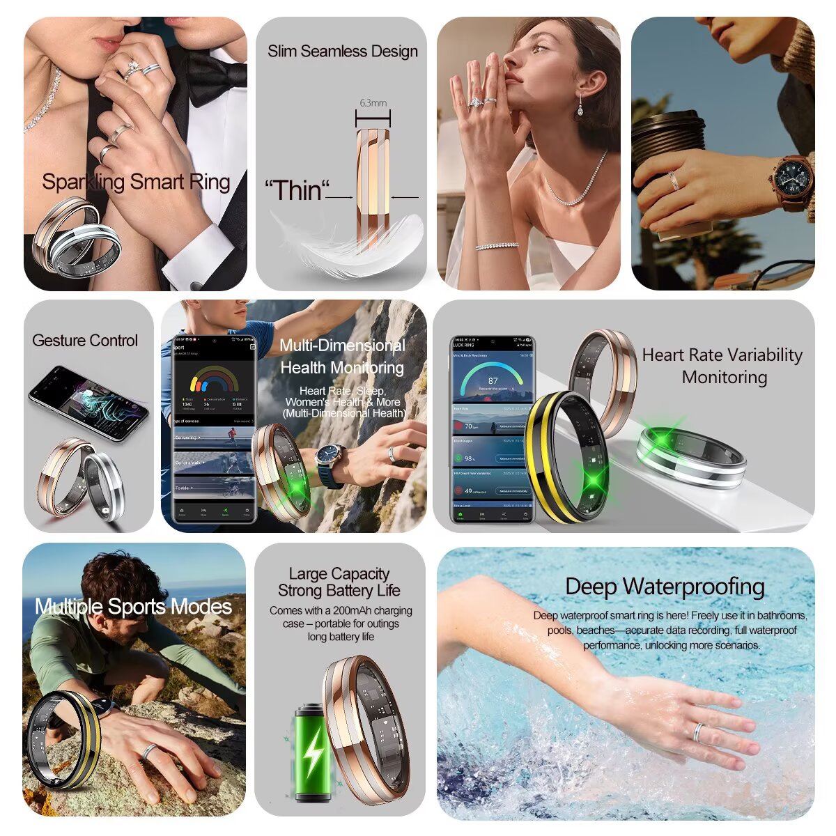 2026 สมาร์ทริงสำหรับผู้ชายผู้ห - Blood Pressure Monitor บทวิจารณ์และราคา